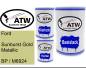 Preview: Ford, Sunburst Gold Metallic, BP / M6924: 500ml Lackdose + 500ml Klarlack + 250ml Härter - Set, von ATW Autoteile West.